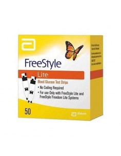 TIRAS REACTIVAS GLUCEMIA FREESTYLE LITE 50 U