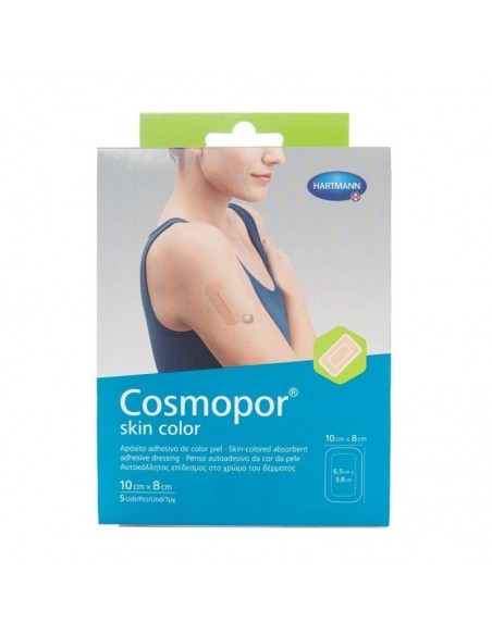 HARTMANN COSMOPOR SKIN COLOR APOSITO ESTERIL 10 CM X 8 CM  5 APOSITOS
