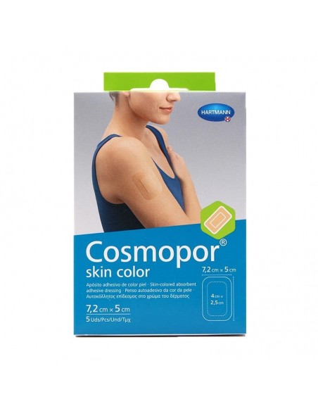 HARTMANN COSMOPOR SKIN COLOR APOSITO ESTERIL 7.2 CM X  5 CM  5 APOSITOS