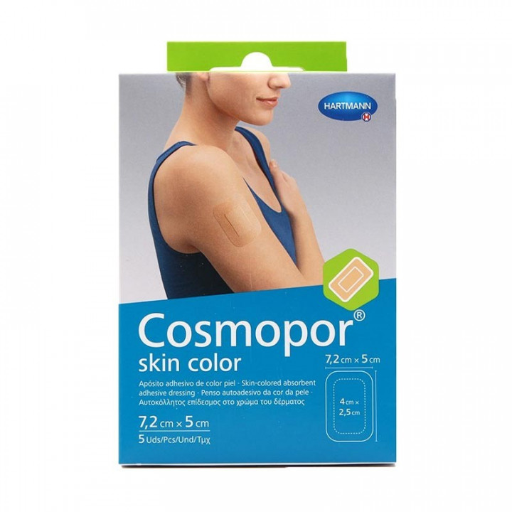 HARTMANN COSMOPOR SKIN COLOR APOSITO ESTERIL 7.2 CM X  5 CM  5 APOSITOS