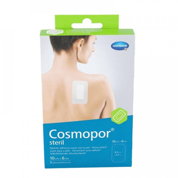 HARTMANN COSMOPOR STERIL APOSITO ESTERIL 10 CM X  6 CM  5 APOSITOS