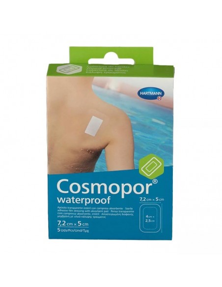 Hartmann Cosmopor Waterproof Aposito Adhesivo 7.2 Cm X 5 Cm 5 U