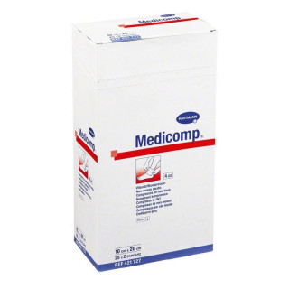 HARTMANN MEDICOM GASA ESTERIL COMPRESAS NON WOMEN COMPRESAS 10 X 10 CM 25 SOBRES 2 UNIDADES