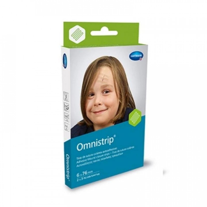 HARTMANN OMNISTRIP SUTURA CUTANEA ESTERIL 6 MM X 76 MM 2 U