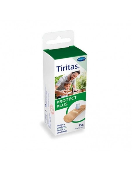 HARTMANN TIRITAS SPORT SPRESS 25X72MM 15 UNIDADES, ENVASE DISPENSADOR, ACOLCHADAS, IMPERMEABLES