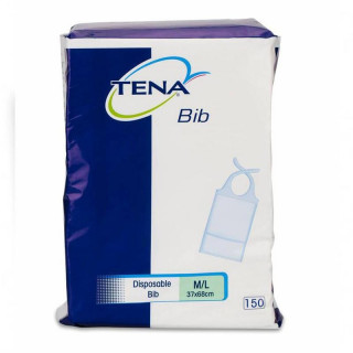 Tena Bib Babero Adulto Desechable S/M 150ud.﻿