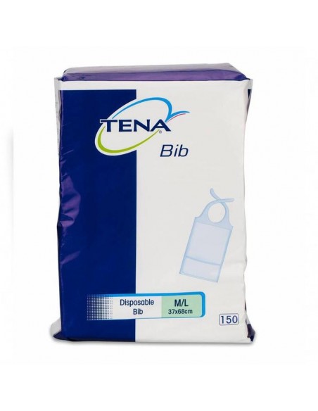 TENA BIB BABERO ADULTO DESECHABLE TALLA M/L 150 U