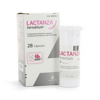Lactanza Hereditum 28 Cápsulas Probiótico.﻿