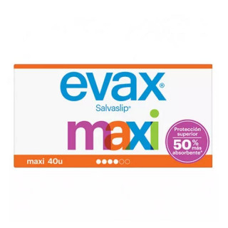 Evax Salva Slip Maxi 40 uds 50% más absorbente.