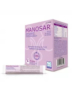 Manosar 30 Sobres, Evitar Union De Las Bacterias Que...