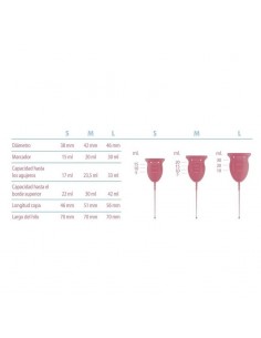 ENNA CYCLE COPA MENSTRUAL TALLA M 2 UNIDADES 2