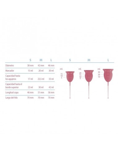 ENNA CYCLE COPA MENSTRUAL TALLA M 2 UNIDADES