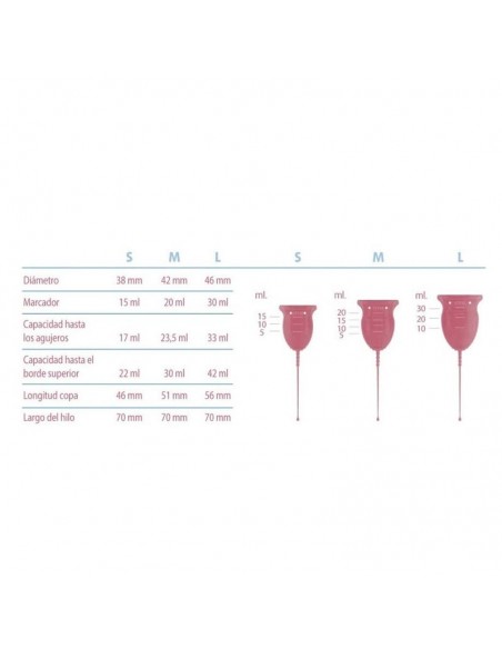 ENNA CYCLE COPA MENSTRUAL TALLA M 2 UNIDADES