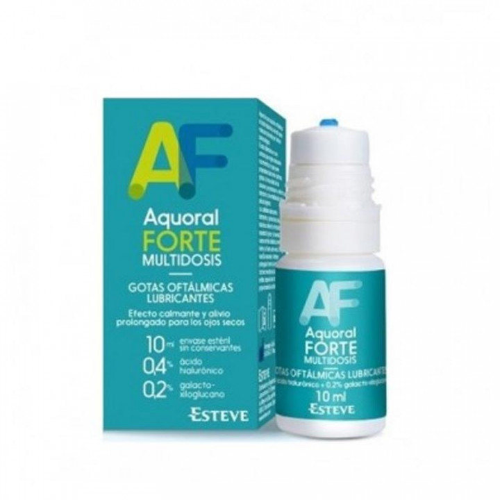 Aquoral Forte Multidosis Gotas Oftálmicas Lubricantes.