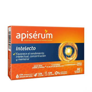 Apiserum Intelecto 30 Cápsulas.﻿