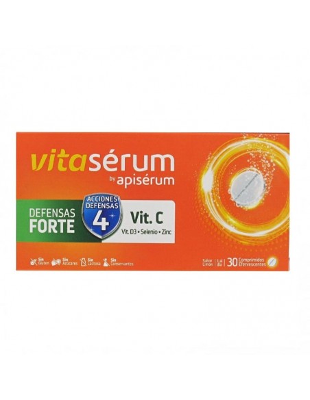 APISERUM VITASERUM  DEFENSAS FORTE 30 COMPRIMIDOS EFERVESCENTES
