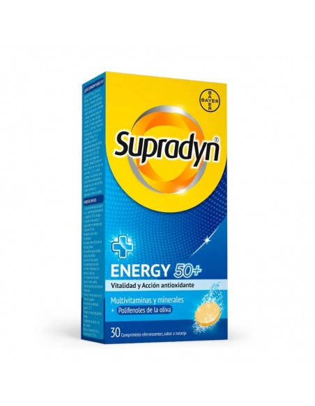 SUPRADYN ENERGY 50+ 30 COMPRIMIDOS EFERVESCENTES
