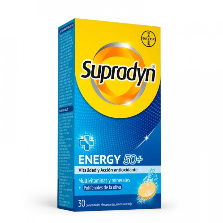 Supradyn Energy 50 + 30 Comprimidos Esfervescentes.﻿