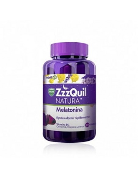 Zzzquil Natura 90 Gominolas Melatonina Ayuda A Dormir Rapidamente Tamaño Ahorro