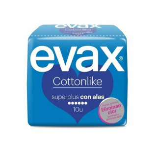 Evax Compresas Tocológicas Cottonlike Superplus 10 Compresas.