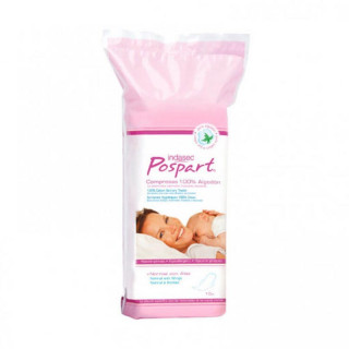 Indasec Postparto Compresas Tocológicas﻿ con Alas 10 Unidades.