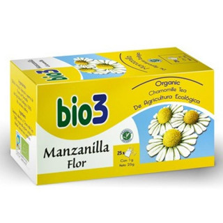 Bio3 Manzanilla Flor 25 Infusión.﻿
