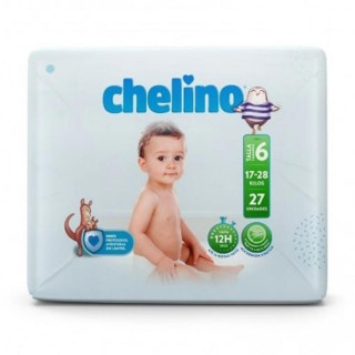 Chelino Pañal Fashion & Love Talla 6 de 17 a 28 kg 27 Pañales.
