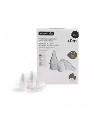 Suavinex Aspirador Nasal Anatómico Recambio 10 Uds