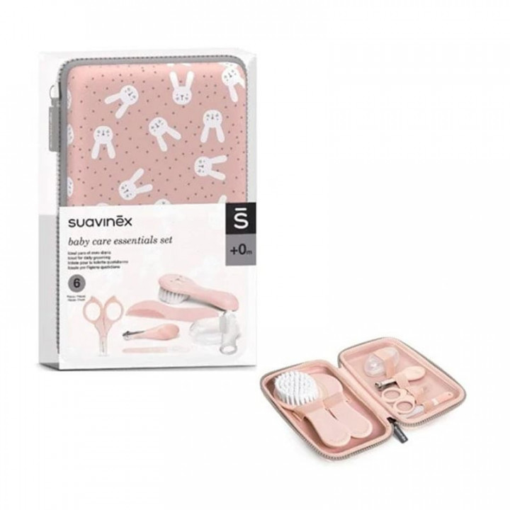 SUAVINEX SET MANICURA ROSA SUAVINEX BABY CARE ESSENTIALS SET