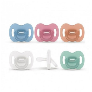 Suavinex Chupete Todo Silicona Fisiológico 0-6 meses 1ud.
