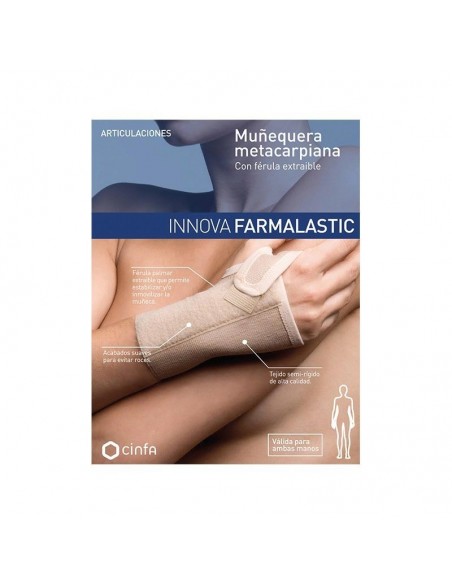 FARMALASTIC MUÑEQUERA METAPULGAR FERULA TALLA MEDIANA