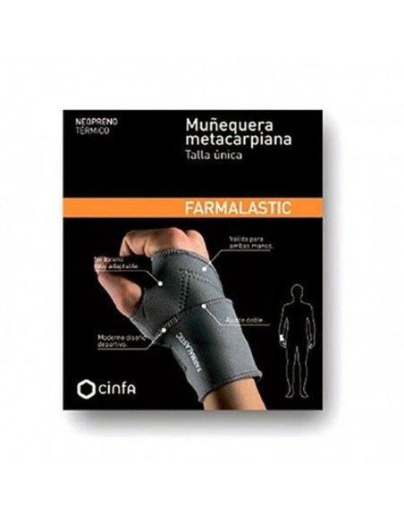 Farmalastic Muñequera Metacarpiana Farmalastic Ambas Manos T- Unica