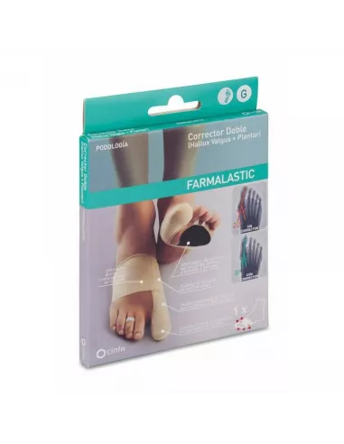 Farmalastic Corrector Doble Juanetes Y Plantar...