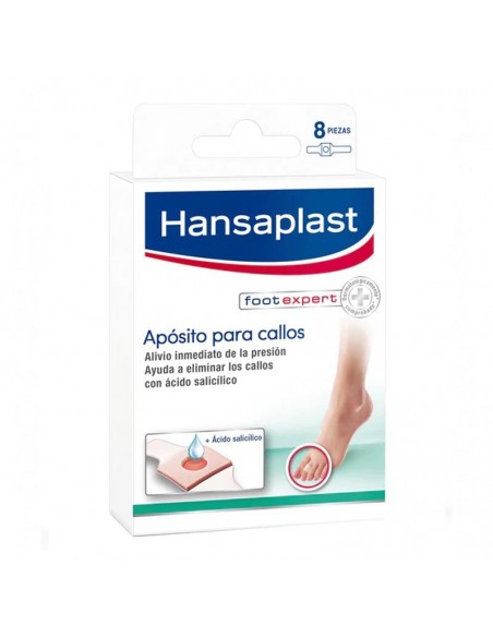Hansaplast Parche Callos Con Acido Salicilico 10 Apositos, Alivio Inmediato De La Presion