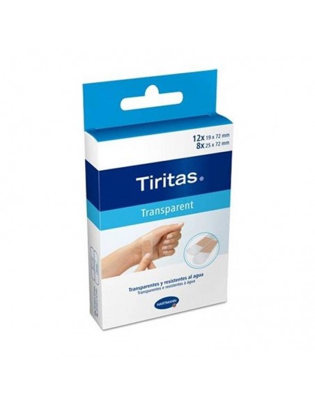 Hartmann 20 Tiritas Apósito Transparante 2 Tamaños