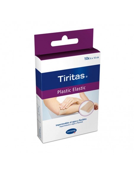 Hartmann Tiritas Textiile Elastic 1Mx6Cm, Elasticas, Transpirables, Impermeables Al Agua Y Suciedad