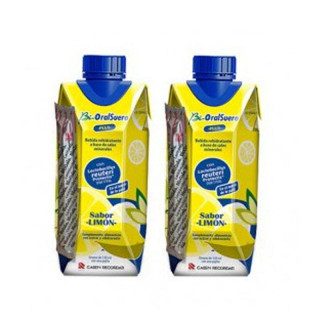 Bioralsuero Plus 330ml 2 Unidades Sabor Limón.﻿
