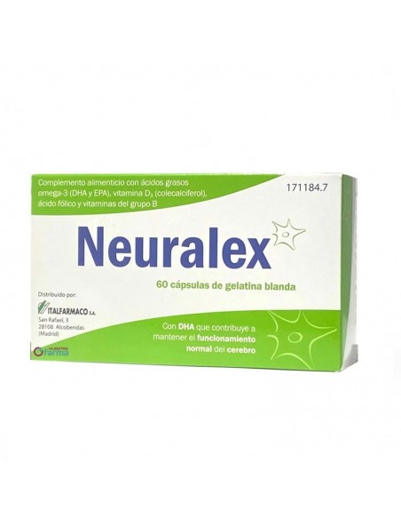Neuralex 60 Capsulas De Gelatina Blanda Formulado Para Mantener Tu Mente
