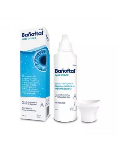 Bañoftal Baño Ocular 190 Ml Para Limpieza De...