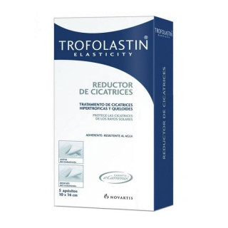 Carreras Trofolastin Elasticity Reductor Cicatrices 10x14 cm 5 Apósitos.