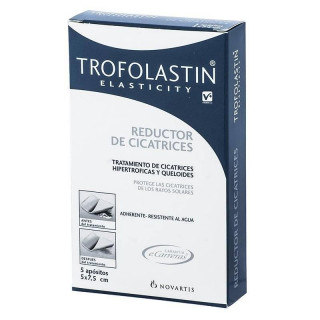Carreras Trofolastin Elasticity Reductor Cicatrices 5x7.5 cm 5 Apósitos.