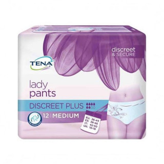 Tena Protective Underwear Plus Braga Absorbente Talla Mediana 12 Uds.