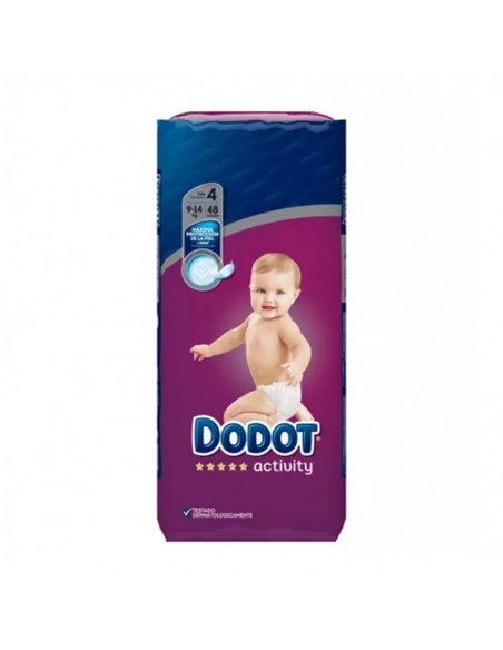 Dodot Pañal Infantil Activity Talla 4 8-14 Kg 48 Undades