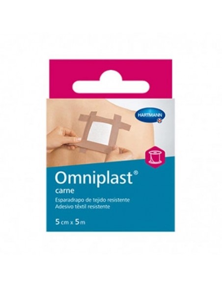 Hartmann Esparadrapo Hipoalergico Omniplast Tejido Resistente 5 M X 5 Cm