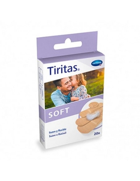 HARTMANN TIRITAS SENSITIVE 20 UNIDADES EN 4 TAMANOS,SUAVES,TRANSPIRABLES,SUAVE PAPEL PARA P.DELICADA