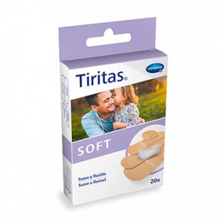 HARTMANN TIRITAS SENSITIVE 20 UNIDADES EN 4 TAMANOS,SUAVES,TRANSPIRABLES,SUAVE PAPEL PARA P.DELICADA