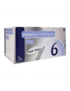 AGUJA DE INSULINA NOVOFINE TIP ETW 32 G (0,23/5 MM  X 6...