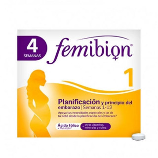 Femibion 1 Pronatal con Ácido Fólico 28 Comprimidos.