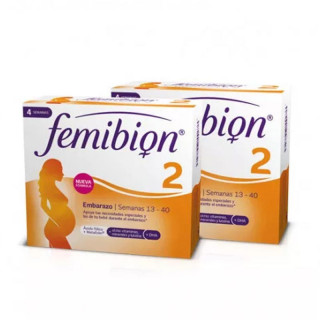 Femibion 1 Pronatal con Ácido Fólico 2x28 Comprimidos.