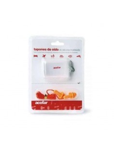 TAPONES OIDOS SILICONA MOLDEADA ACOFAR 2 UNIDADES
